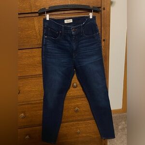 Madewell 10” high rise skinny jeans